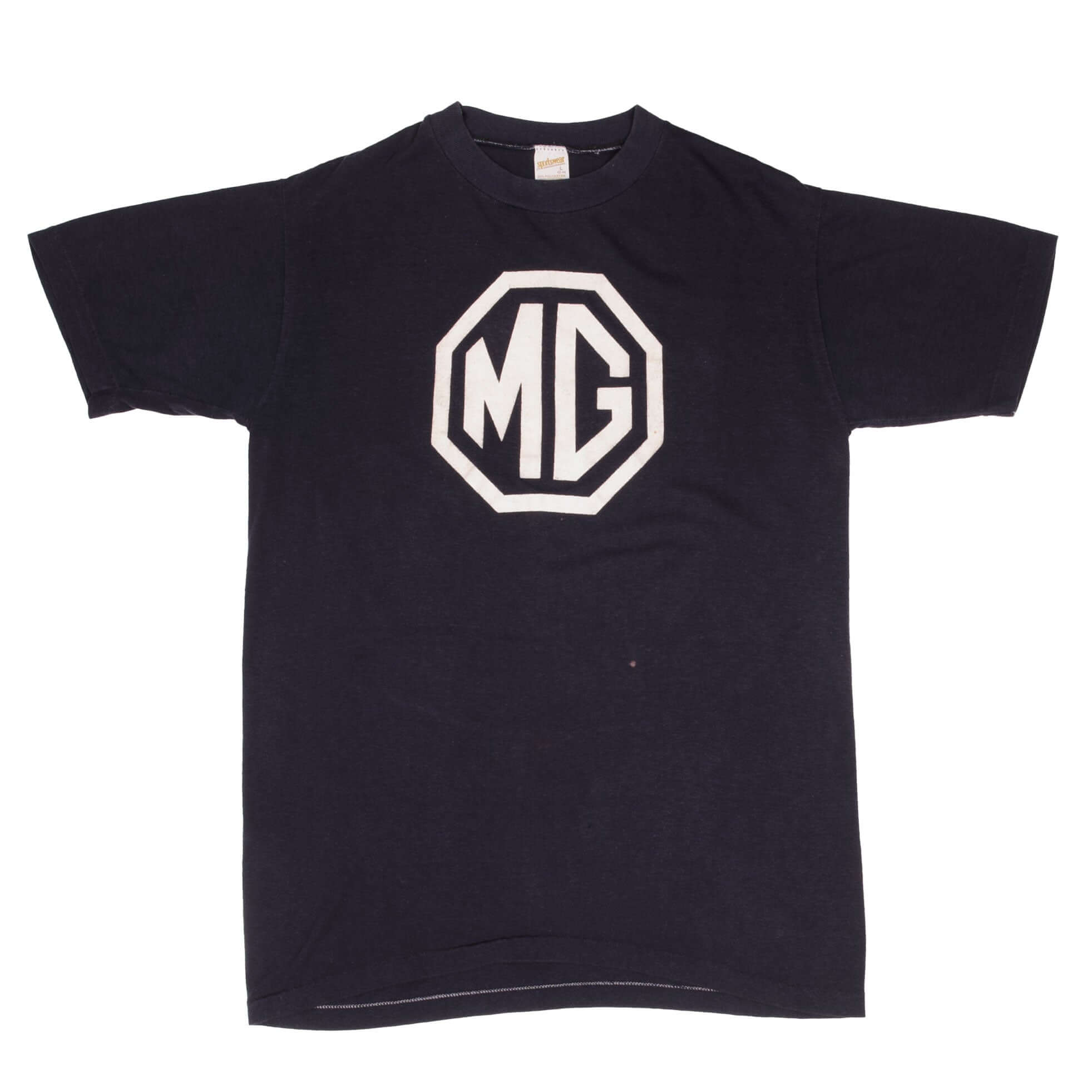 VINTAGE MG CAR COMPANY 1970S TEE SHIRT SIZE MEDIUM MADE IN USA