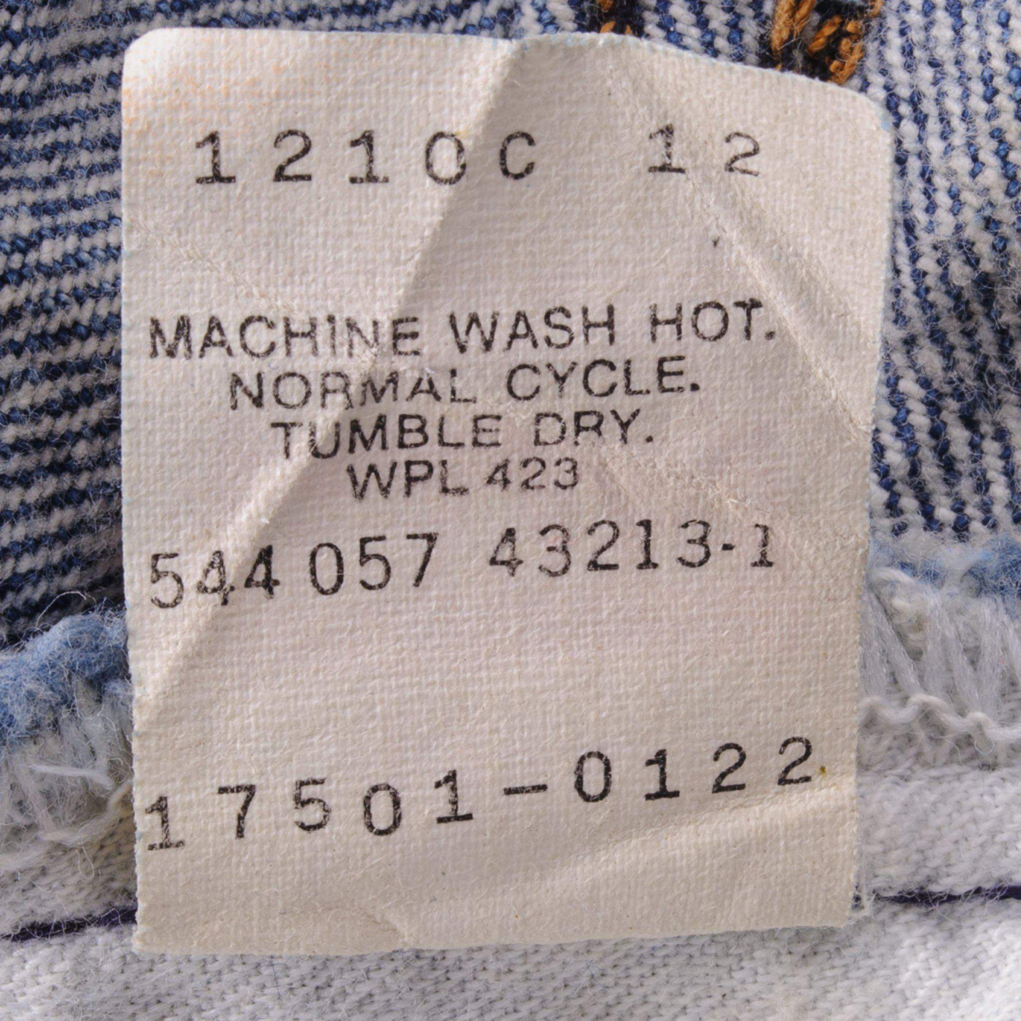 VINTAGE LEVIS 501 JEANS INDIGO 1988-1993 SIZE W30 L31 MADE IN USA