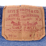 VINTAGE LEVIS 501 JEANS INDIGO 1988-1993 SIZE W30 L31 MADE IN USA