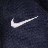 Vintage Blue Nike Middle Swoosh Hoodie 90S Size Large