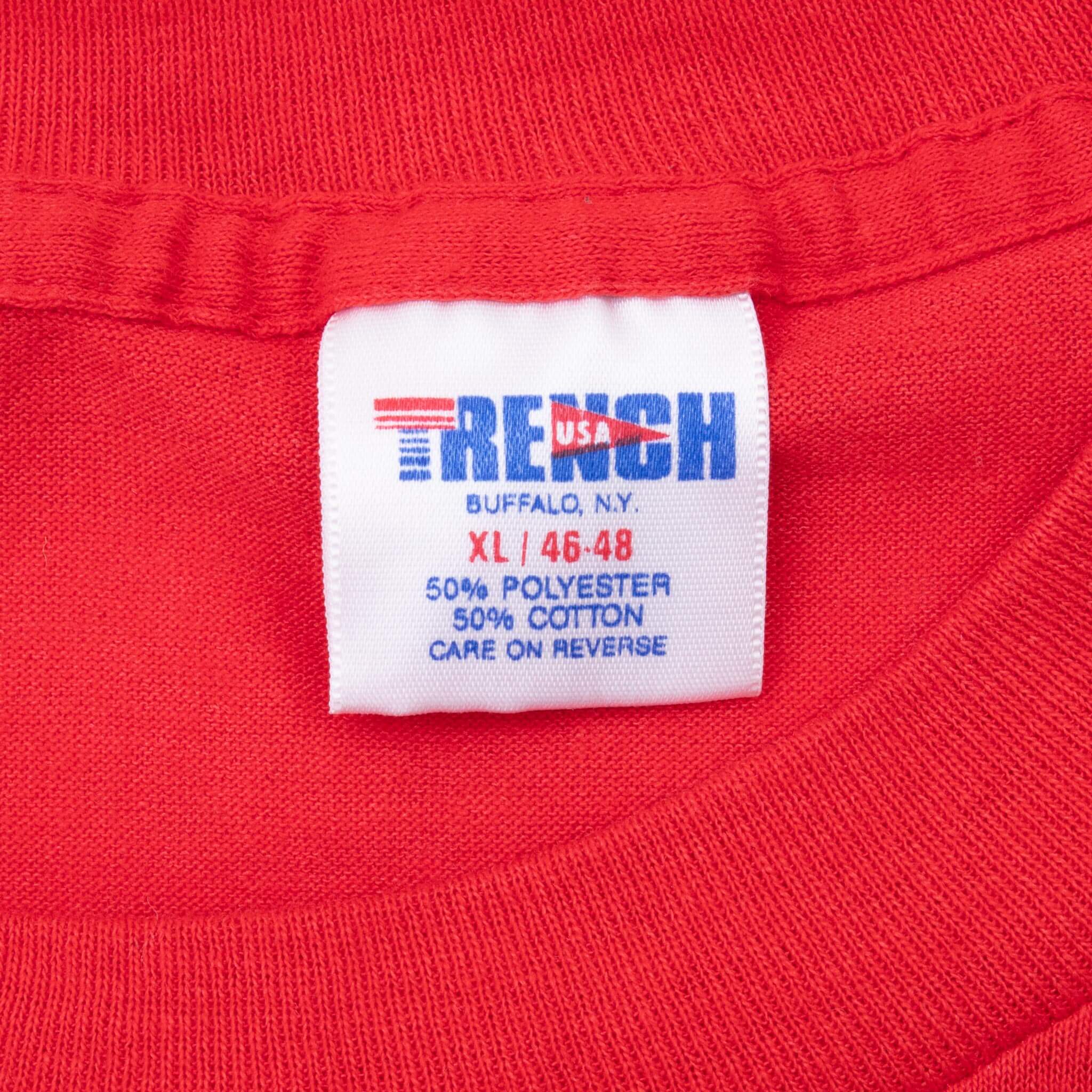 Vintage MLB Cincinnati Reds World Series Champions Tee Shirt 1990 Size Medium Made In USA With Single Stitch Sleeves