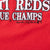 Vintage MLB Cincinnati Reds World Series Champions Tee Shirt 1990 Size Medium Made In USA With Single Stitch Sleeves