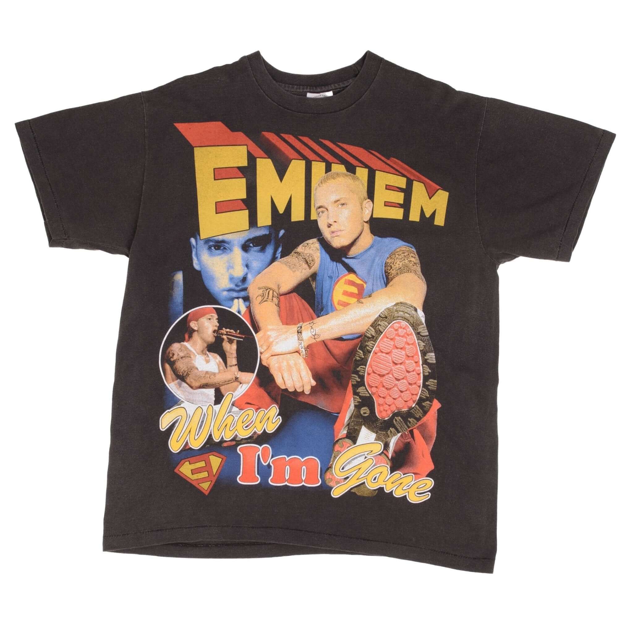 Bootleg Rap Tee Shirt Eminem When Im Gone Superman Size Large Single Stitch