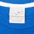 Nike XL neck label and ribbed crew neckline on blue T-shirt