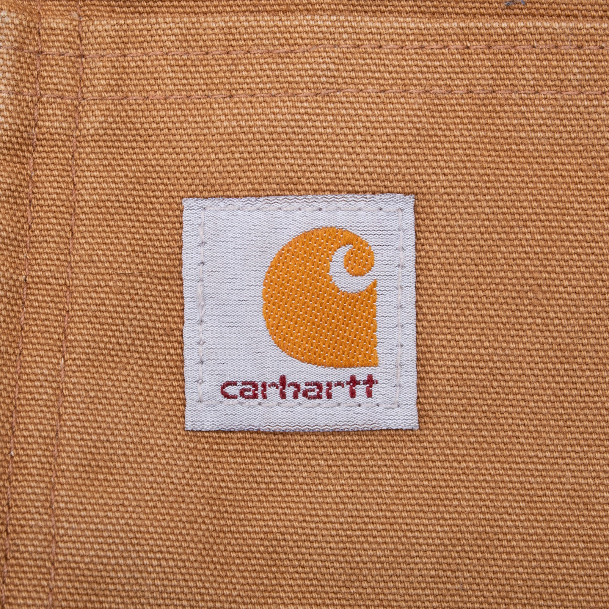 Vintage Carhartt Sandstone Hooded Active Jacket J140Brn Size Xl Made In Usa