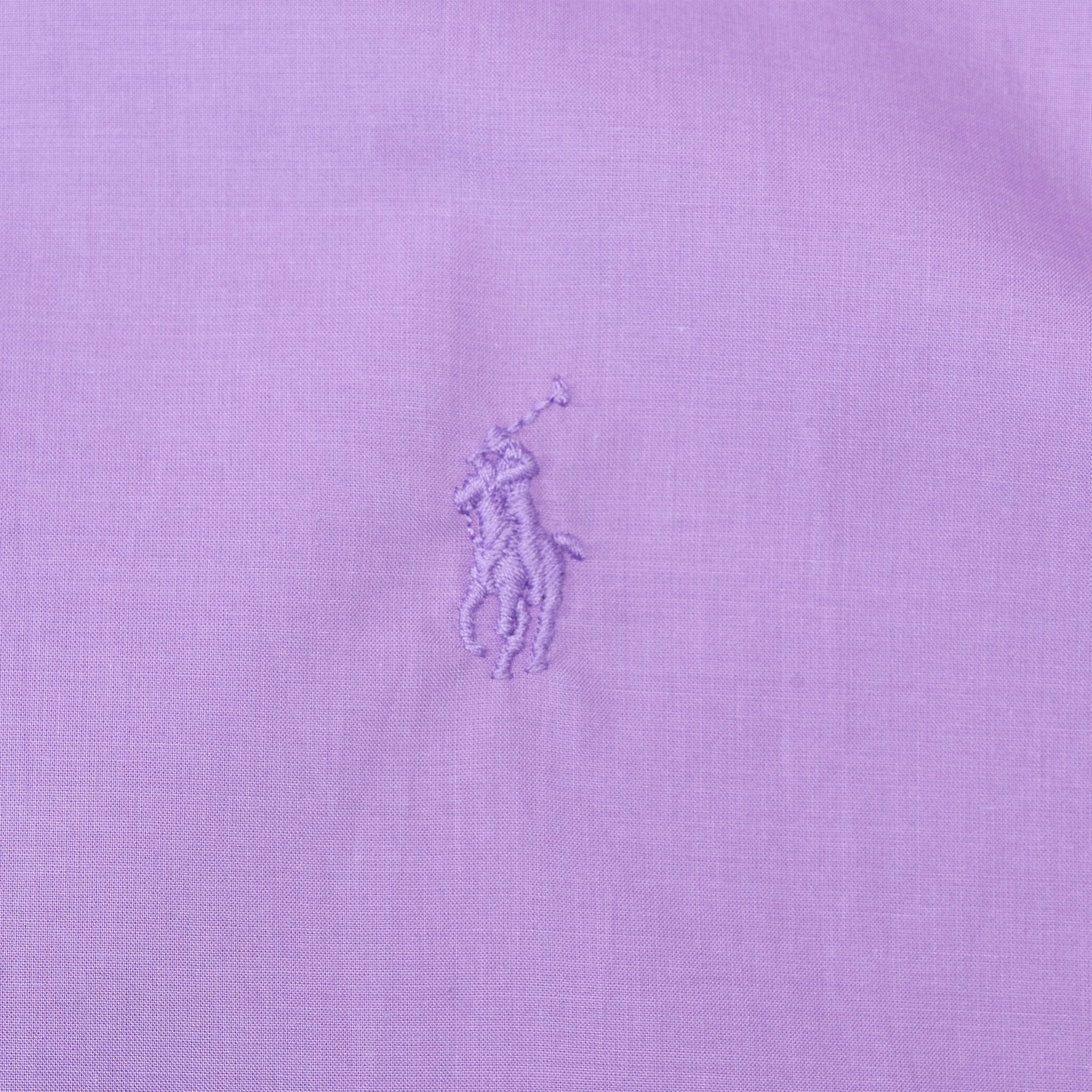 VINTAGE POLO RALPH LAUREN PURPLE SHIRT SIZE LARGE DEADSTOCK NWT