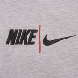 Vintage Nike Spellout Swoosh Grey Crewneck Sweatshirt 2000S Size XL