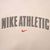 Vintage Nike Athletic Spellout Swoosh Beige Crewneck Sweatshirt 2000S Size XL