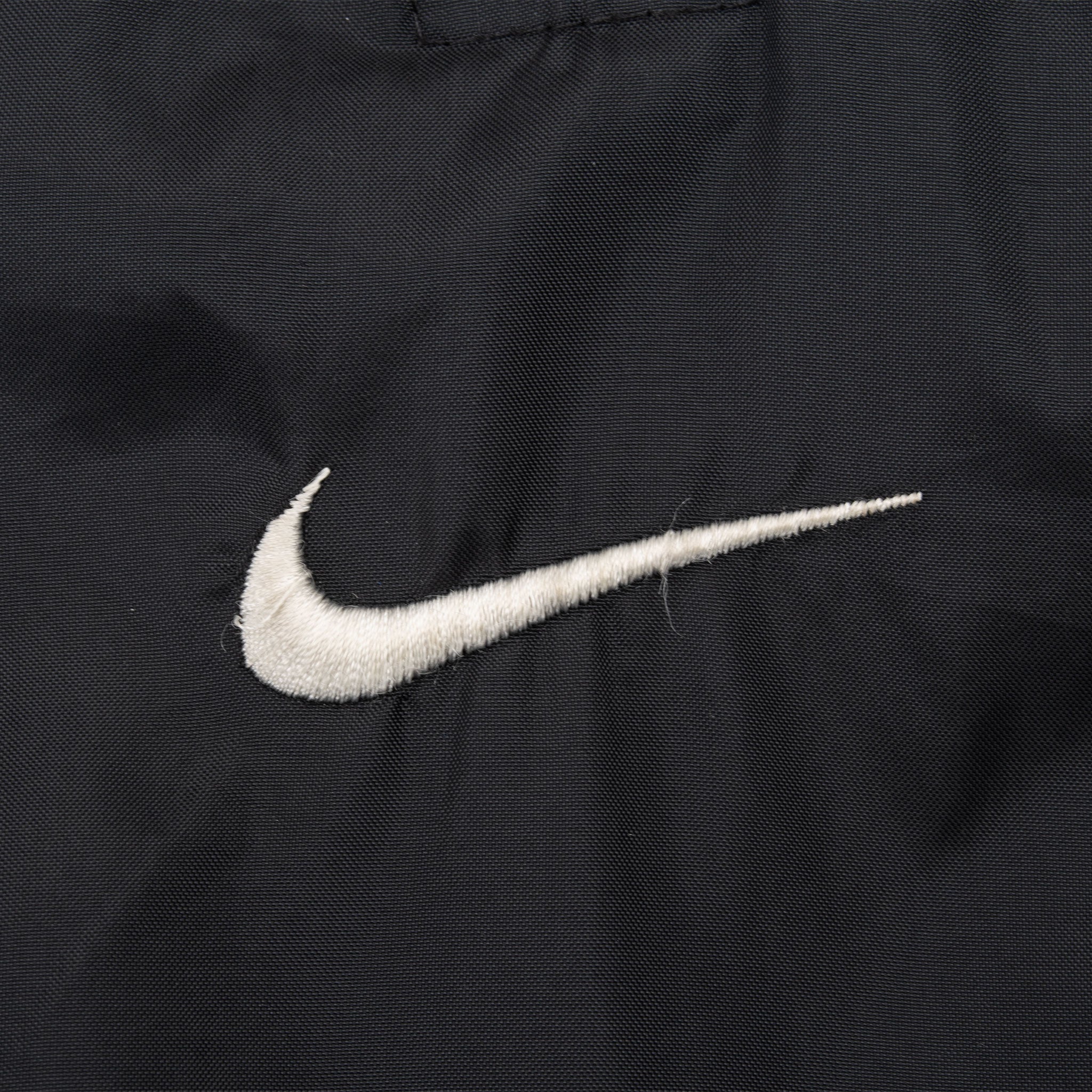 Vintage Nike Center Swoosh Black Red Pullover Windbreaker Jacket 1990S Size Large