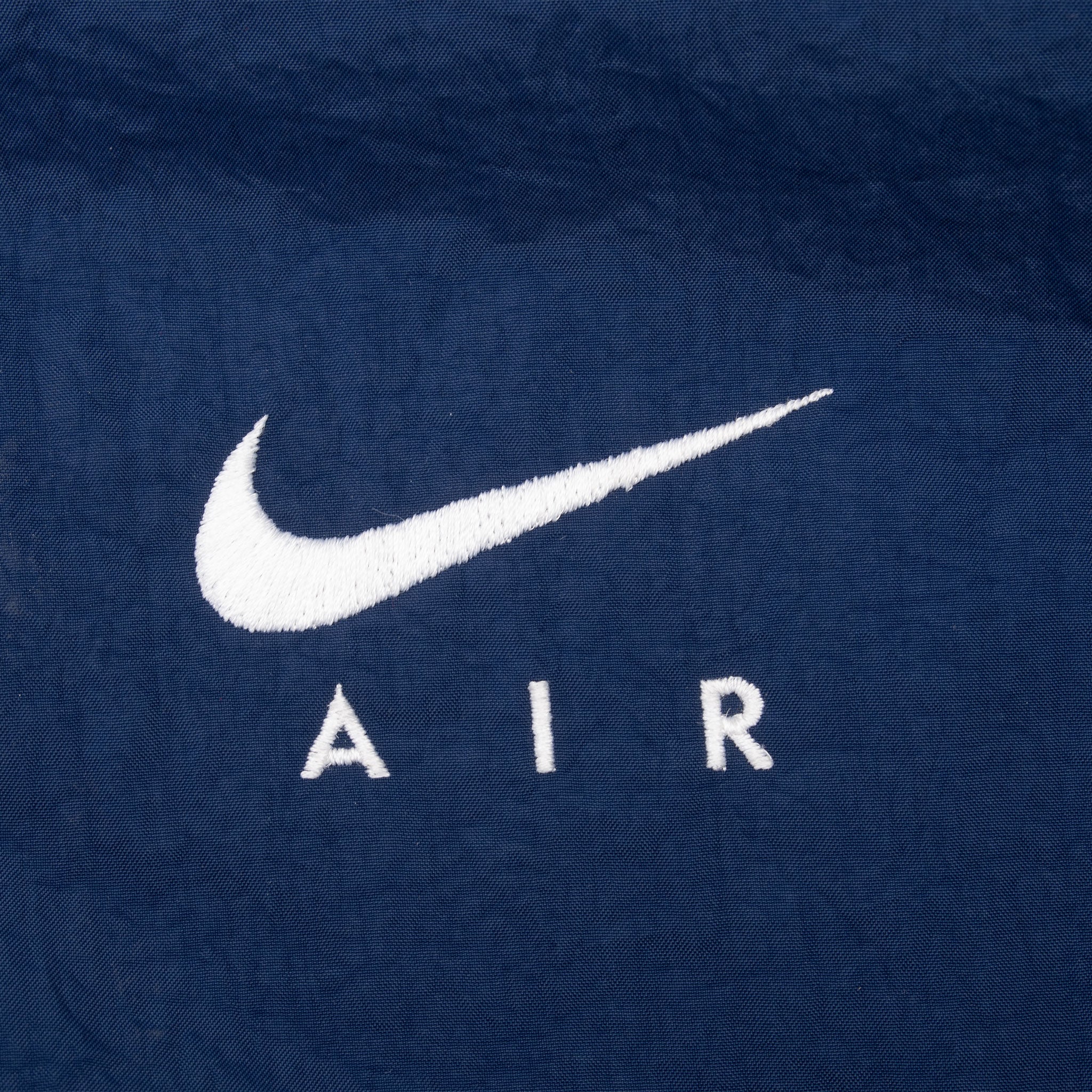 Vintage Nike Air Blue Hooded Windbreaker Jacket 1990S Size XL