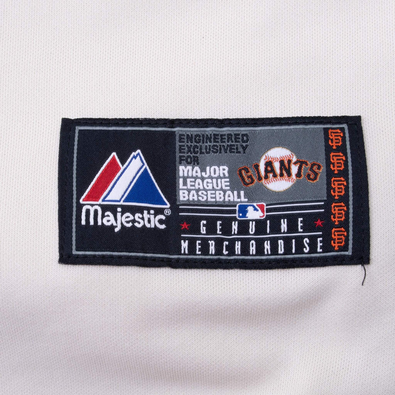 Vintage Mlb San Francisco Giants Tim Lincecum #55 World Series 2010 Majestic Jersey Size 2XL Made In Usa