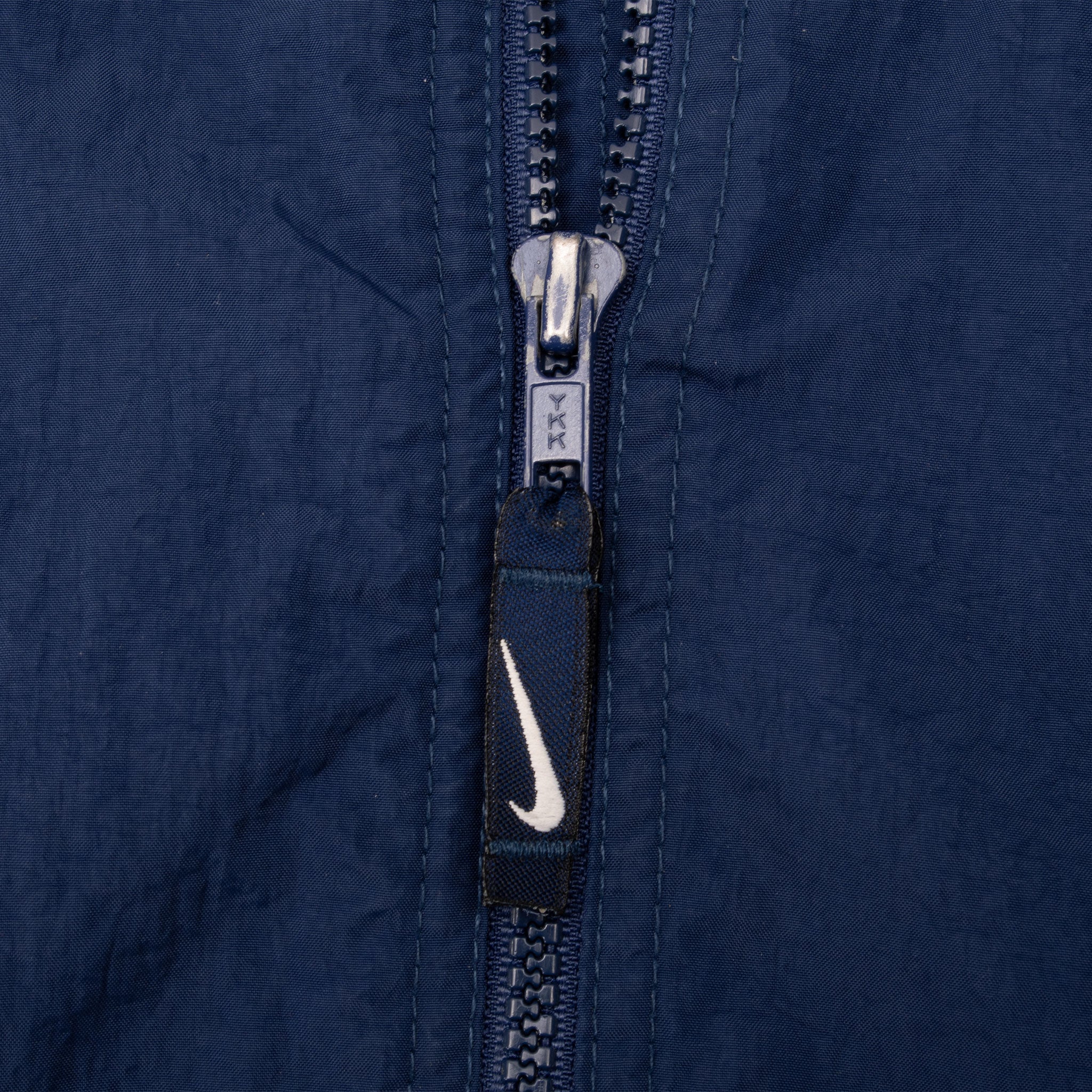 Vintage Nike Air Blue Hooded Windbreaker Jacket 1990S Size XL