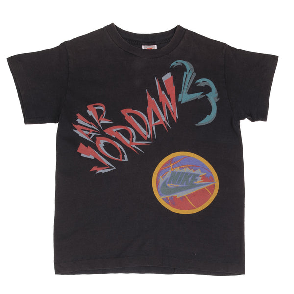 Vintage Nike Air Jordan 23 Tee Shirt Early 1990S Size Large Youth (14/16) Made In Usa With Single Stitch Sleeves