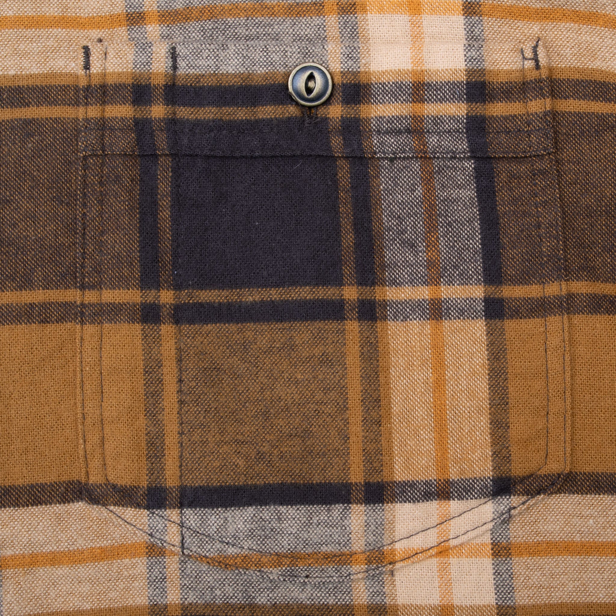 VINTAGE PENDLETON BROWN PLAID FLANNEL SHIRT SHIRT 2000S SIZE MEDIUM DEADSTOCK