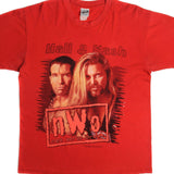 VINTAGE WRESTLING WCW NWO HALL and NASH TEE SHIRT 1998 SIZE LARGE