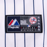 Vintage Mlb New York Yankees Derek Jeter #13 Majestic Jersey 2000S Size XL Made In Usa