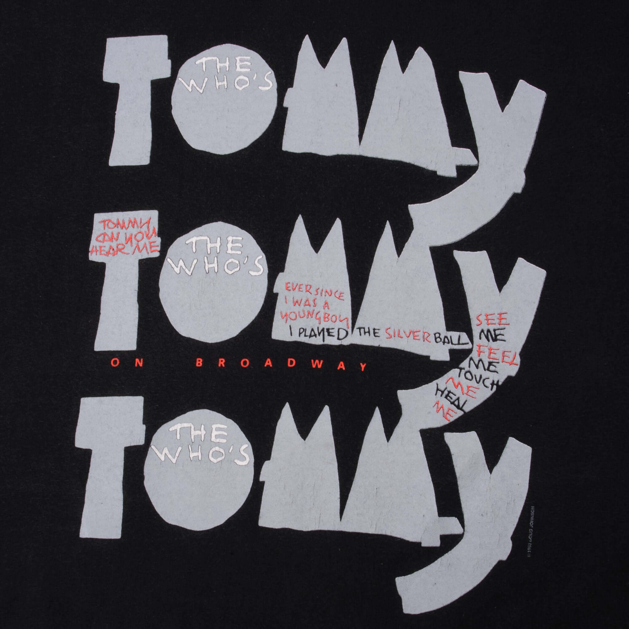 VINTAGE THE WHO'S TEE SHIRT 1993 SIZE LARGE