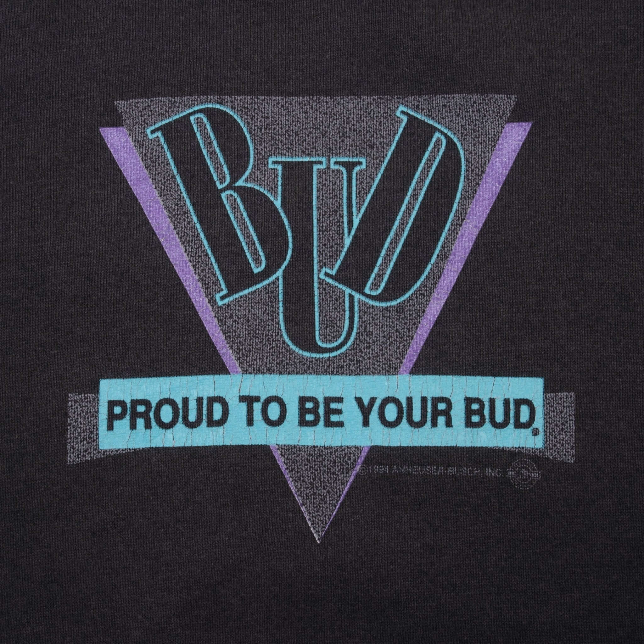 VINTAGE BUDWEISER PROUD TO BE YOUR BUD SWEATSHIRT 1994 LARGE MADE USA