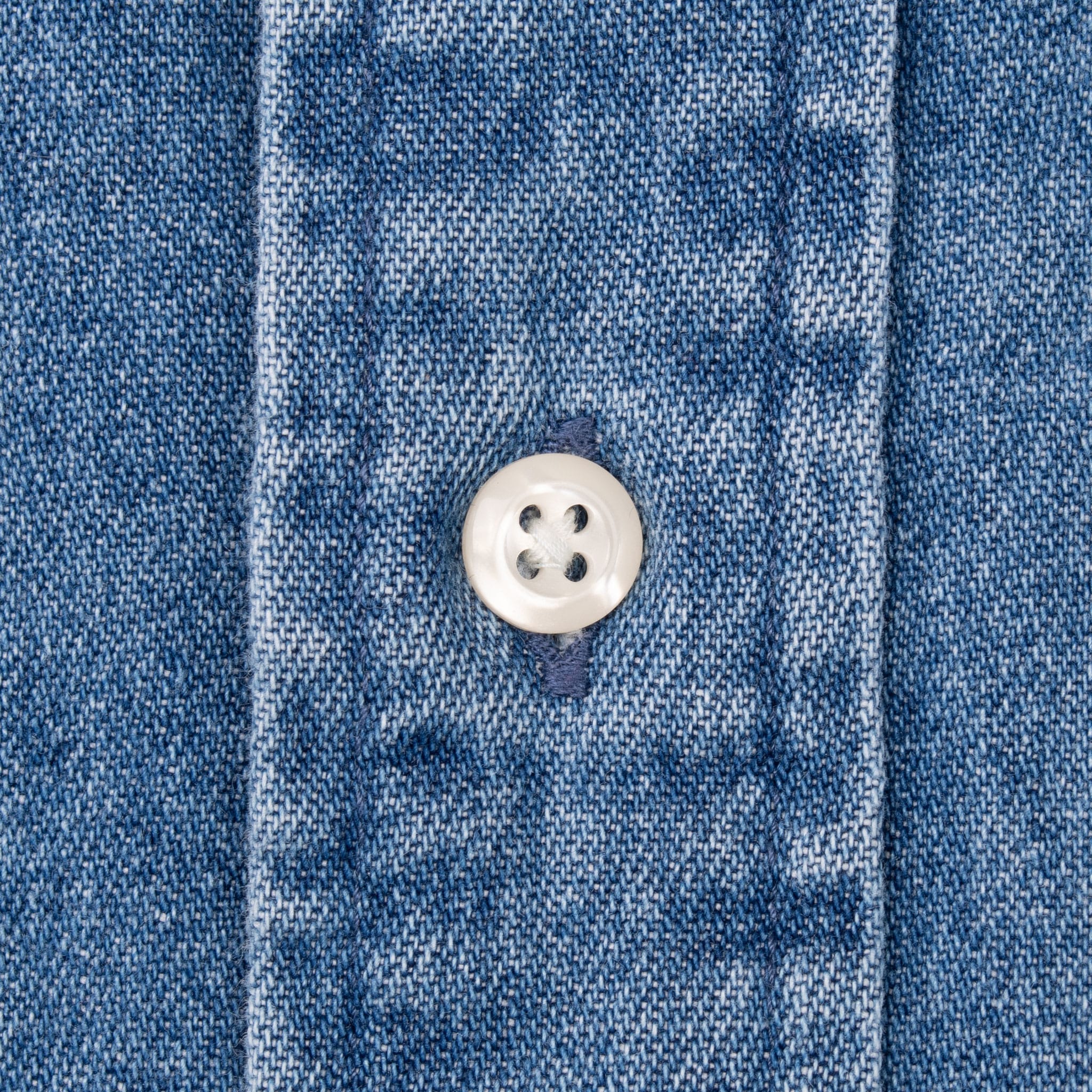 VINTAGE RALPH LAUREN BLUE DENIM SHIRT 1990S SIZE LARGE