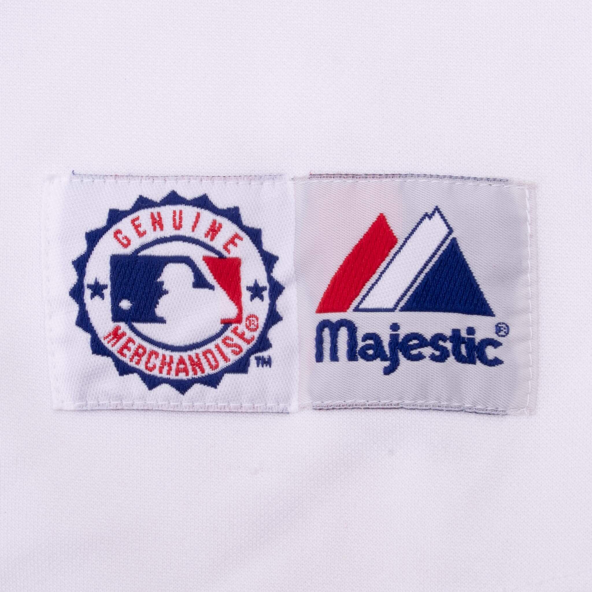 Vintage Mlb Oakland Athletics Eric Chavez #2 Majestic Jersey 2000S Size Large