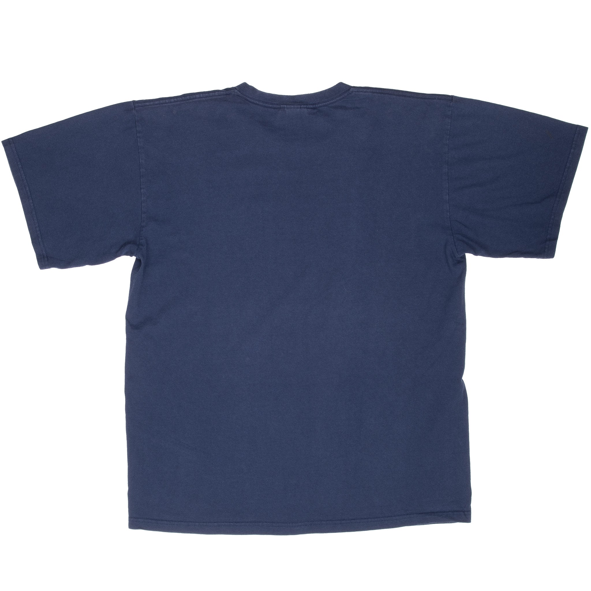 Vintage Nike Classic Swoosh Navy Blue Tee Shirt 2000S Size Medium