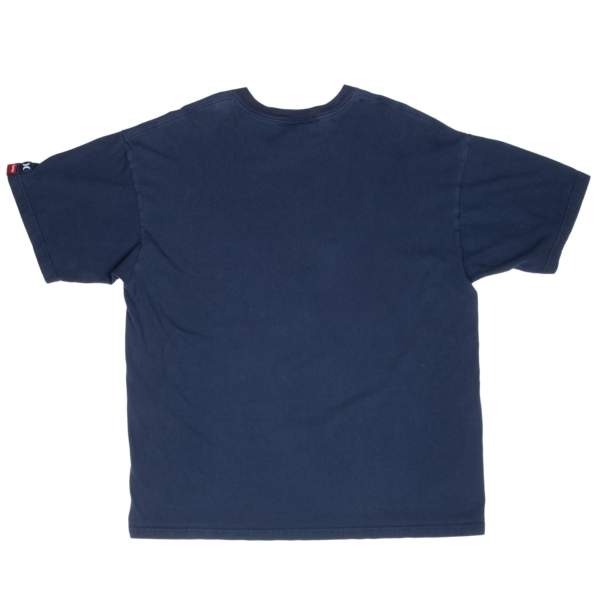 Vintage Hurley Surfing Navy Blue Surf Tee Shirt Early 2000S Size XL Made In USA
