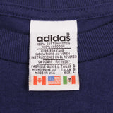 Vintage Adidas Spellout 1990S Tee Shirt Size Large Made In Usa