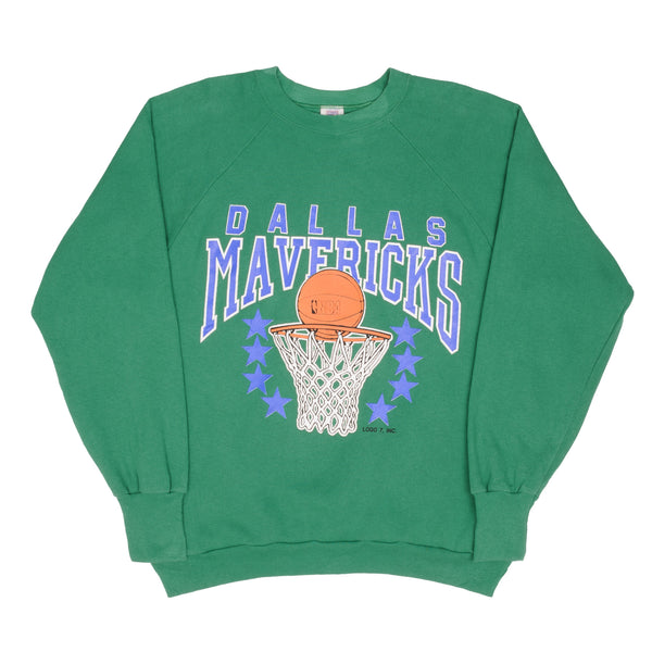 Vintage Nba Dallas Mavericks Sweatshirt Early 1990S Large Made In USA