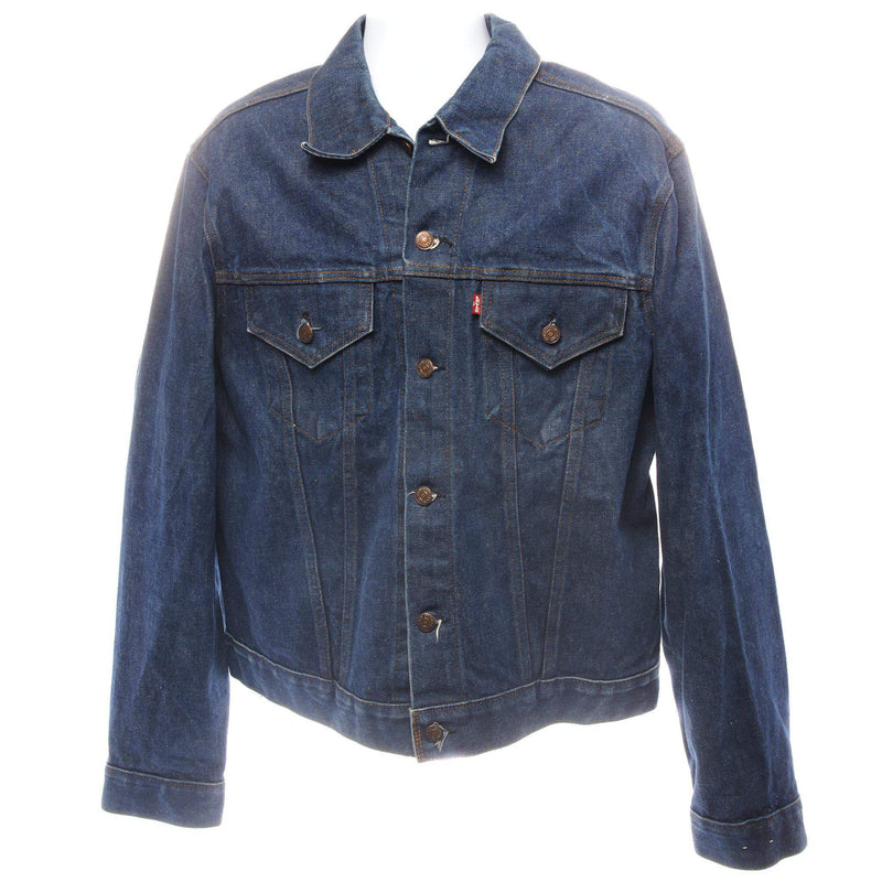 VINTAGE LEVIS TYPE 3 JACKET SINGLE STITCH SIZE 46L MADE IN USA