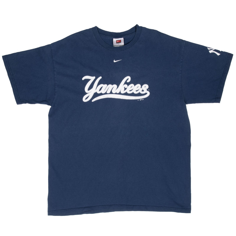 Vintage Nike Mlb New York Yankees Center Swoosh Tee Shirt 2004 Size XL