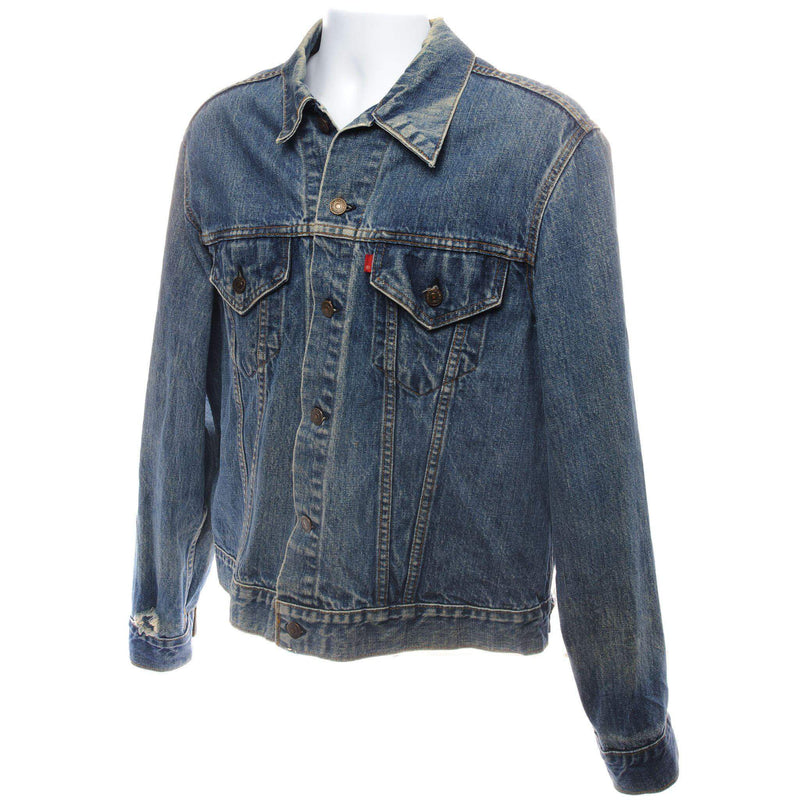 VINTAGE LEVIS JACKET SINGLE STITCH SIZE 46 MADE IN USA