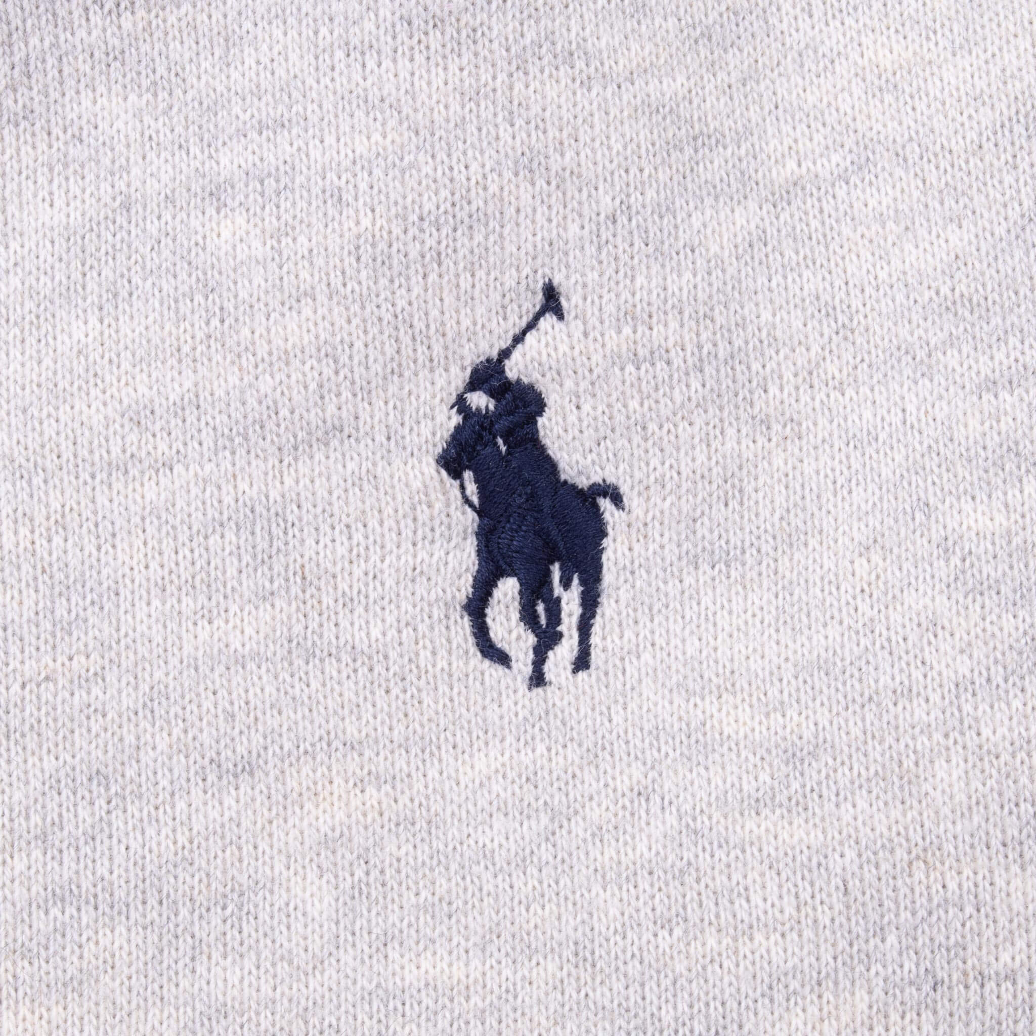 Vintage Ralph Lauren Full Zip Classic Grey Hoodie Sweatshirt 1990S Size Medium