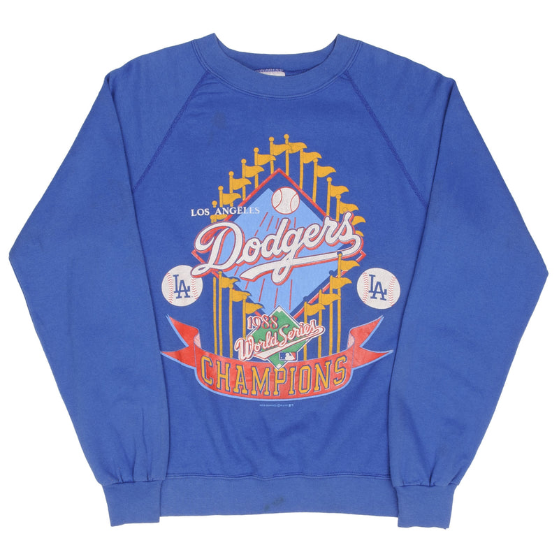 Vintage MLB Los Angeles Dodgers World Champions 1988 Sweatshirt Small Made In USA