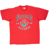 Vintage Ncaa Wisconsin Badgers Rose Bowl 1994 Tee Shirt Size XL Made In Usa