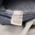 Beautiful Indigo Levis 505 Short Jeans Made in USA with a medium light blue wash 1980S With Light Whiskers  Size 28  Back Button #513