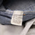 Beautiful Indigo Levis 505 Short Jeans Made in USA with a medium light blue wash 1980S With Light Whiskers  Size 28  Back Button #513