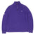 Vintage Ralph Lauren Tcu Horned Frogs Football Purple Quarter Zip Sweatshirt Medium 1990S