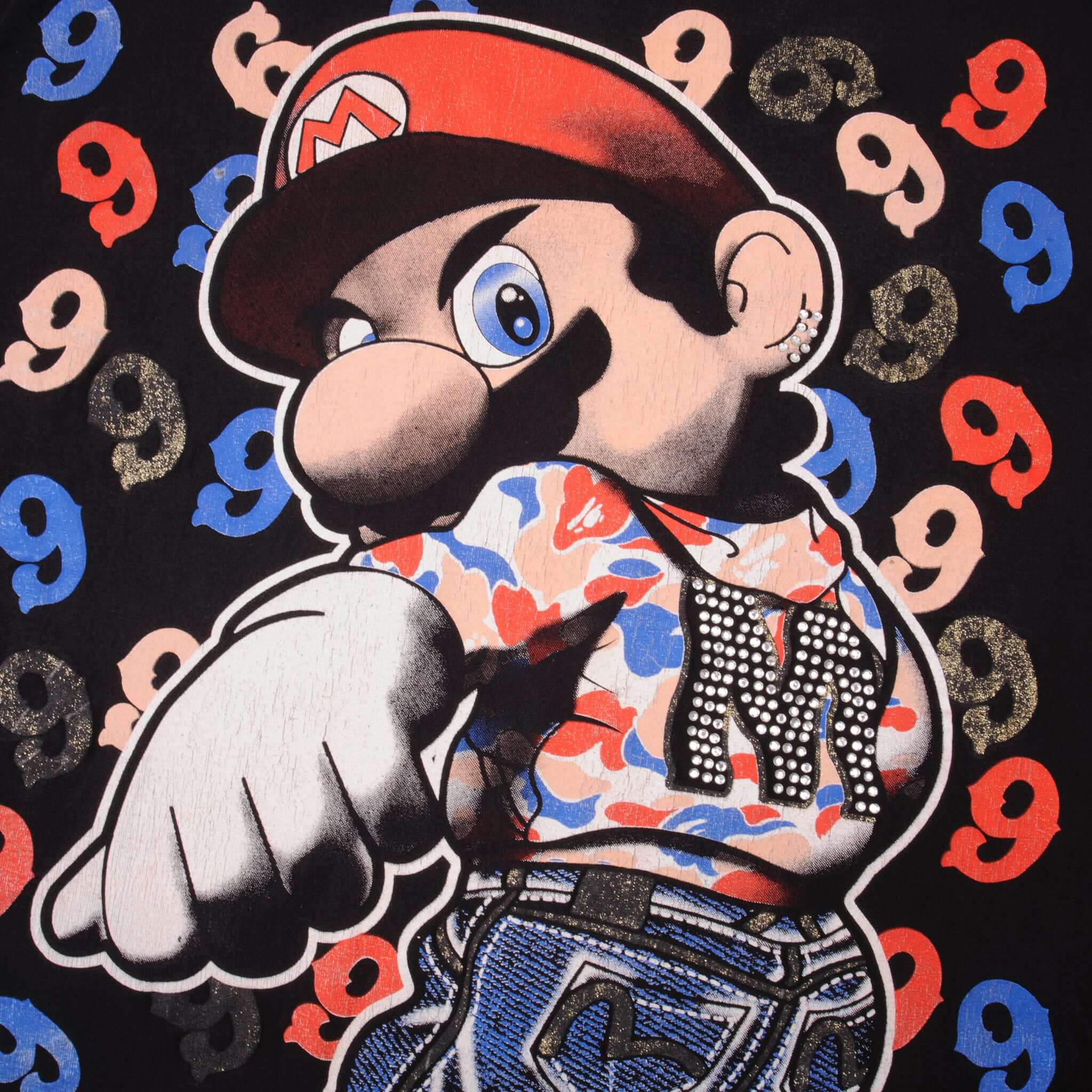 VINTAGE BOOTLEG SUPER MARIO HYPE BEAST TEE SHIRT SIZE 2XL