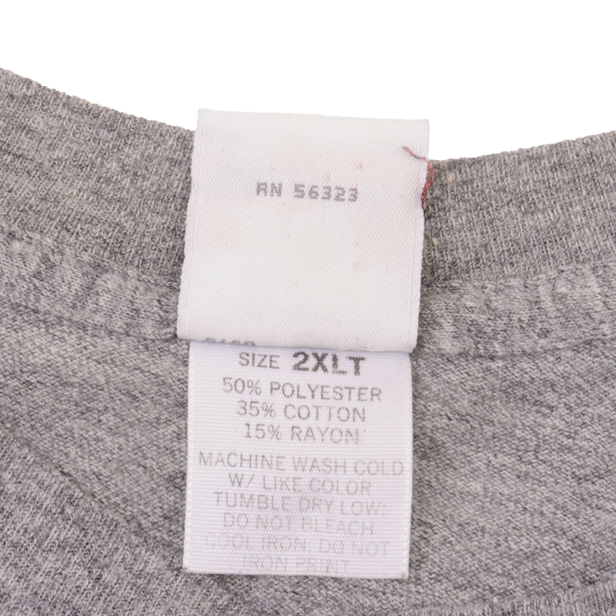 VINTAGE NIKE SWOOSH TEE SHIRT LATE 1980S SIZE 2XL MADE IN USA