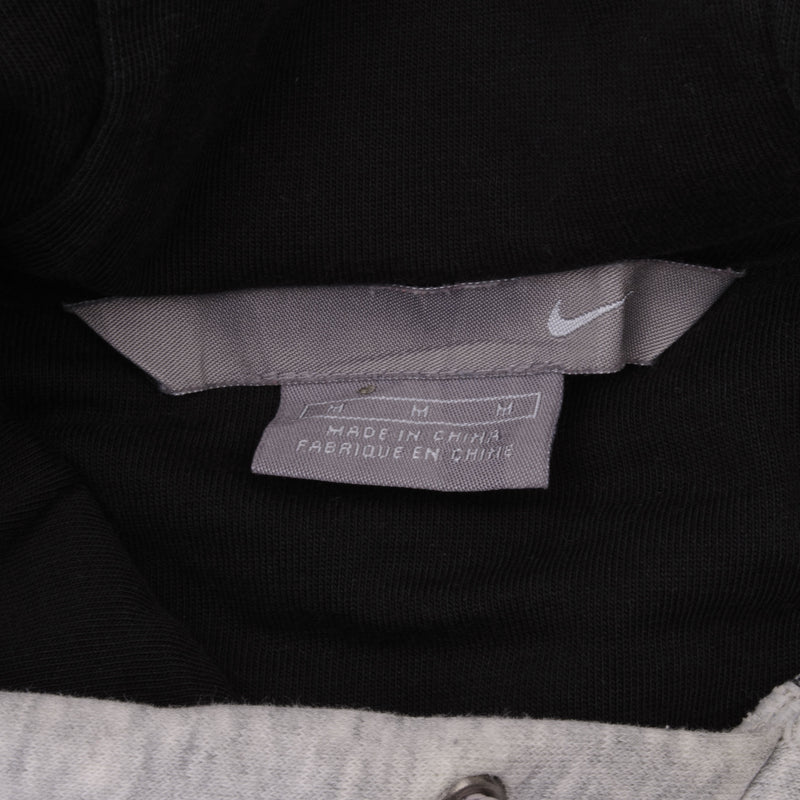 Vintage Gray Nike Big Swoosh Hoodie 2000S Size Medium