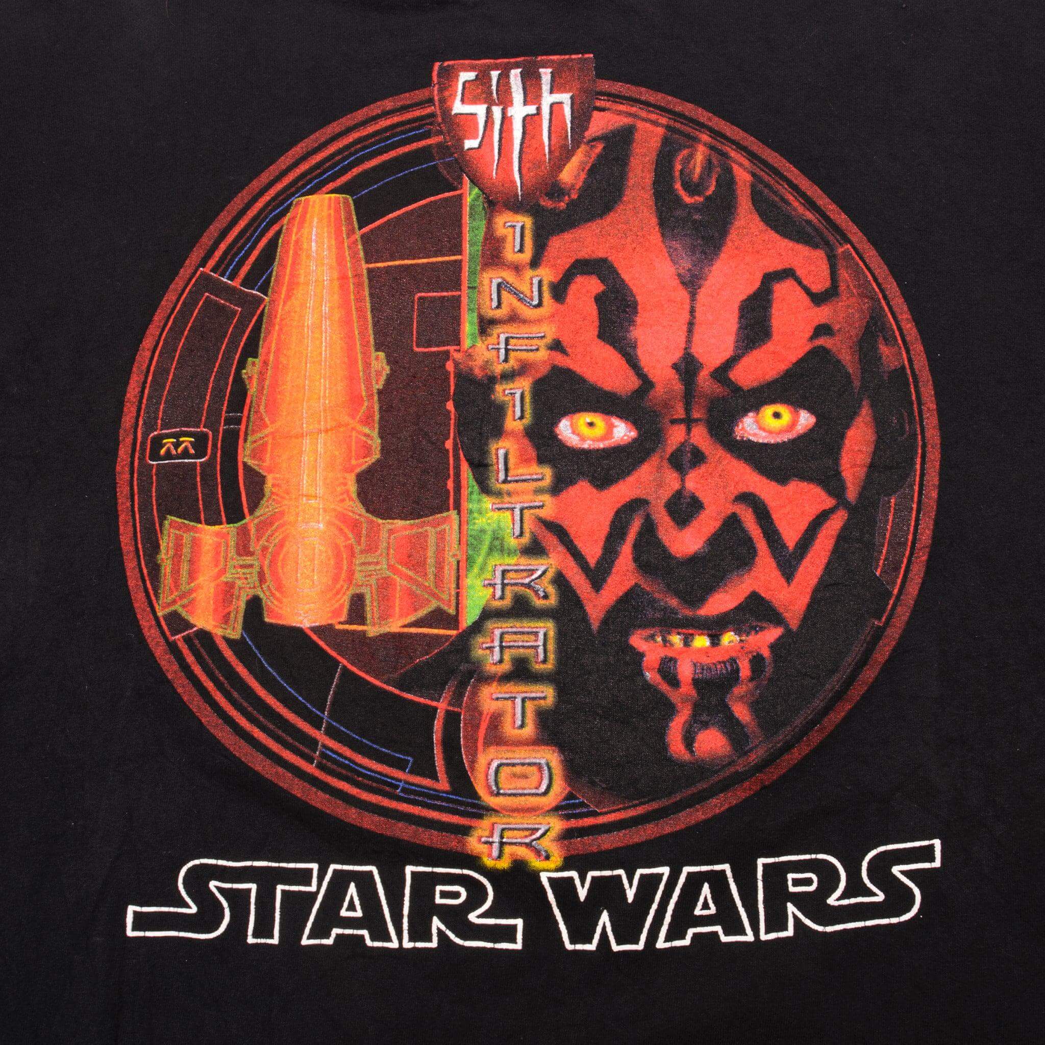VINTAGE STAR EPISODE 1 WARS DARTH MAUL TEE SHIRT SIZE XL