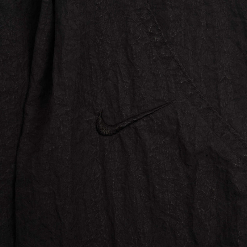Vintage Nike Classic Swoosh Black Nylon Track Pants 1990S Size Large