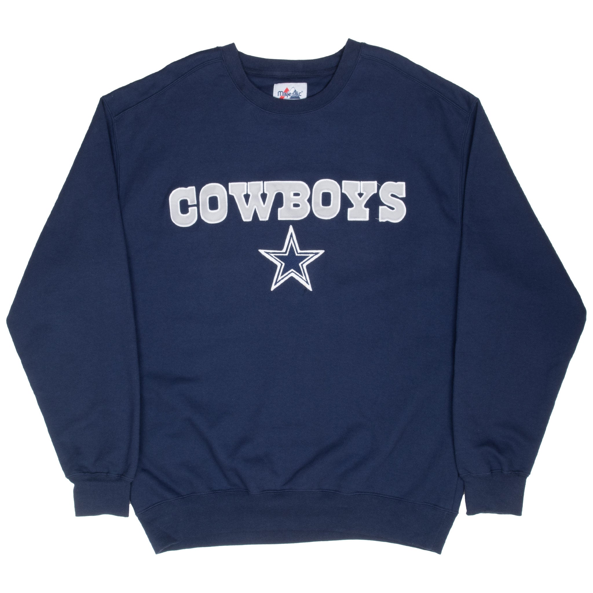 Vintage Nfl Dallas Cowboys Embroidered Sweatshirt 1990S Size Large
