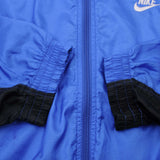 Vintage Nike Blue And Black Shell Jacket From early 1990s Jacket Size XL Nike Grey Label