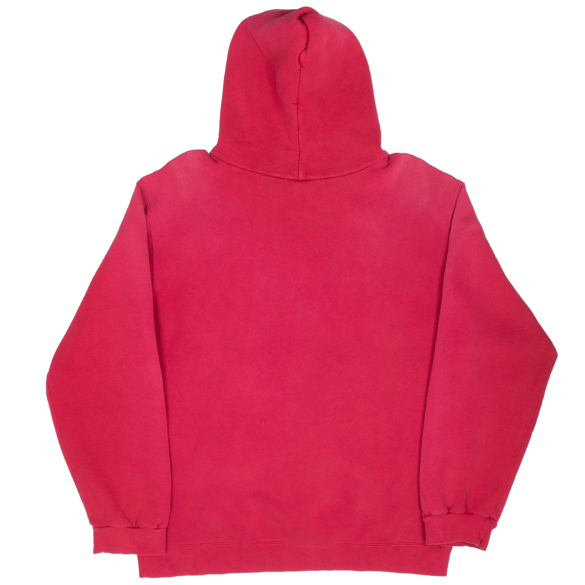 Vintage Nike Center Swoosh Travis Scott Red Hoodie Sweatshirt 1990S Size Large