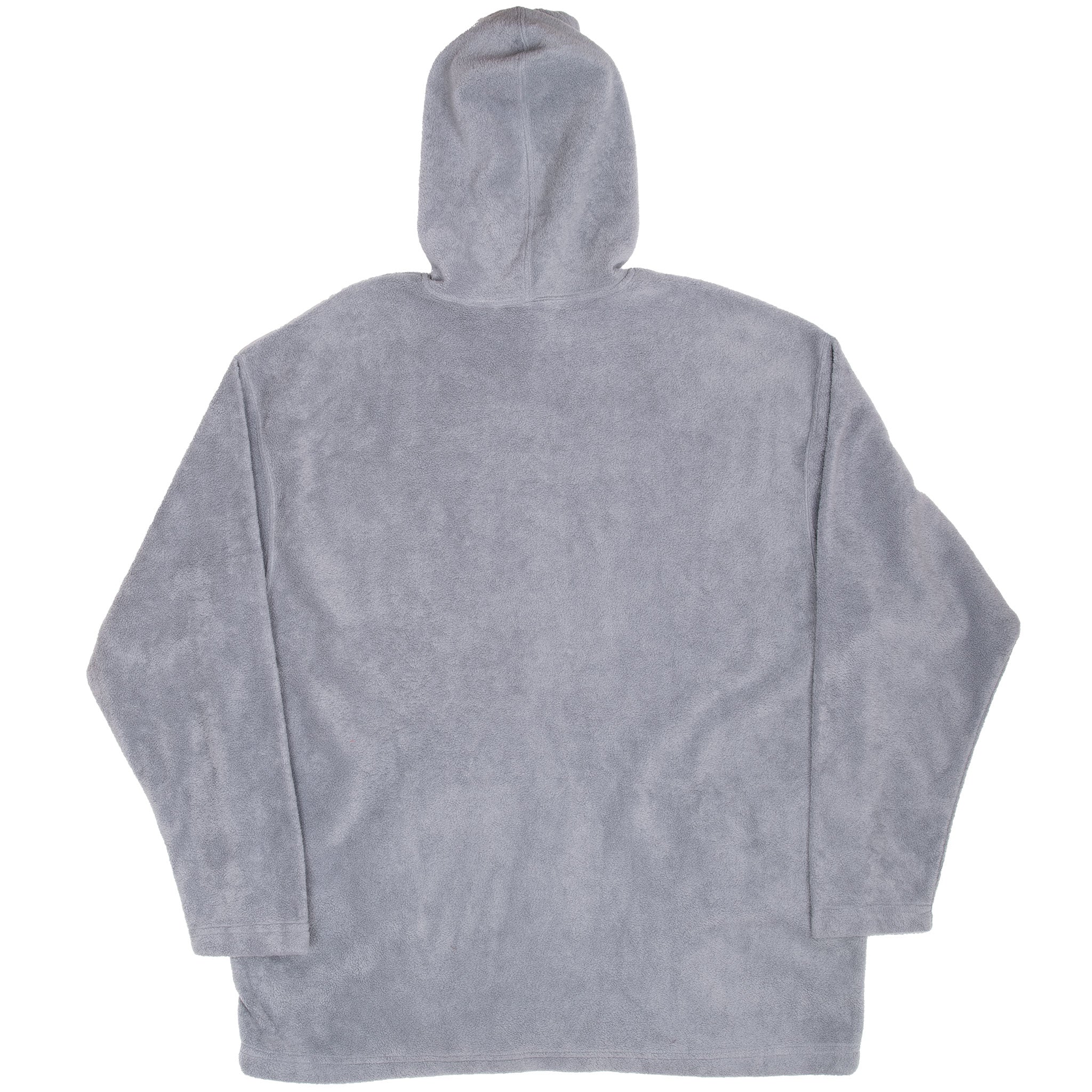 Vintage Nike Grey Fleece Hoodie Sweatshirt 2000S Size XL