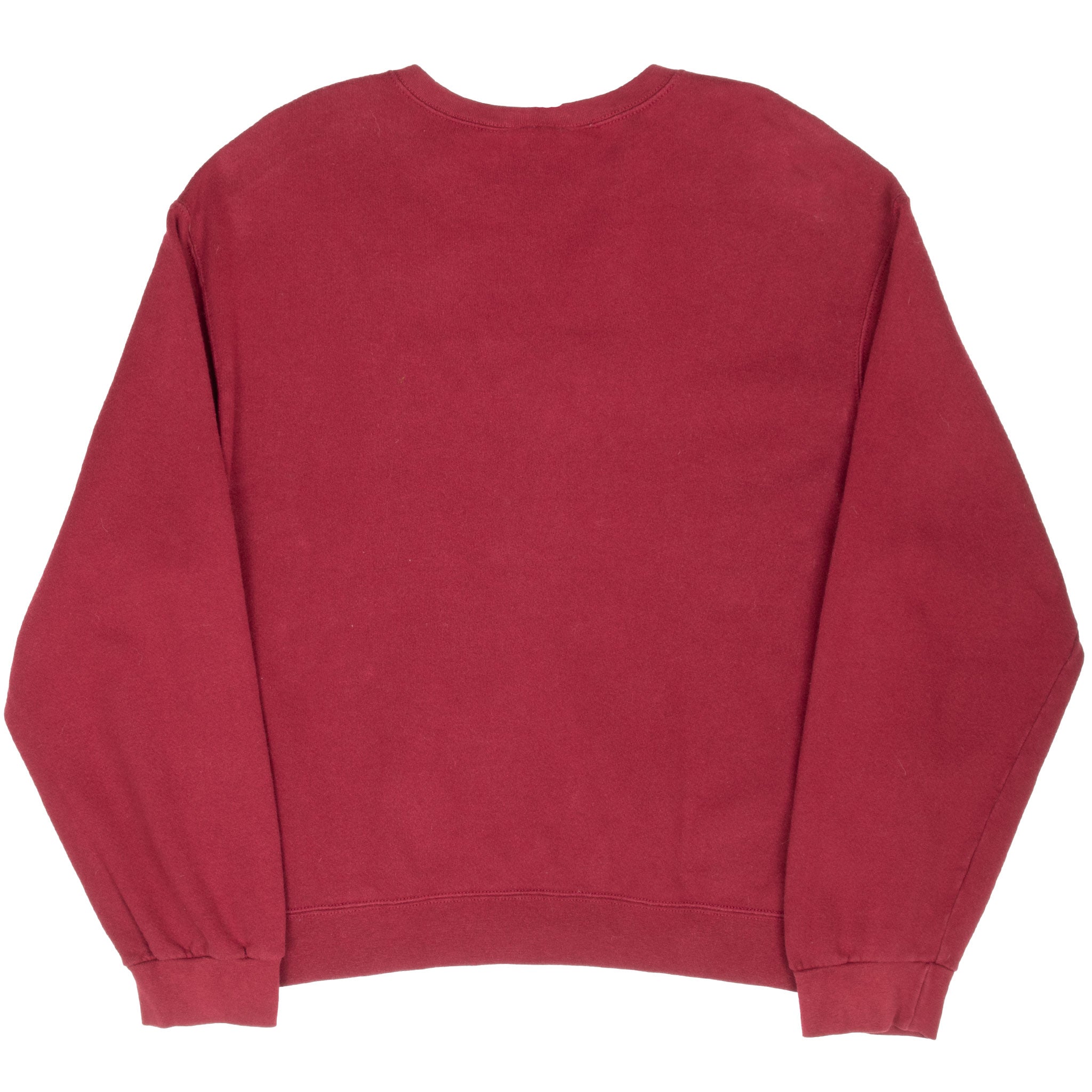 Vintage Nike Athletics Burgundy Sweatshirt 1990S Size Large Made In Usa