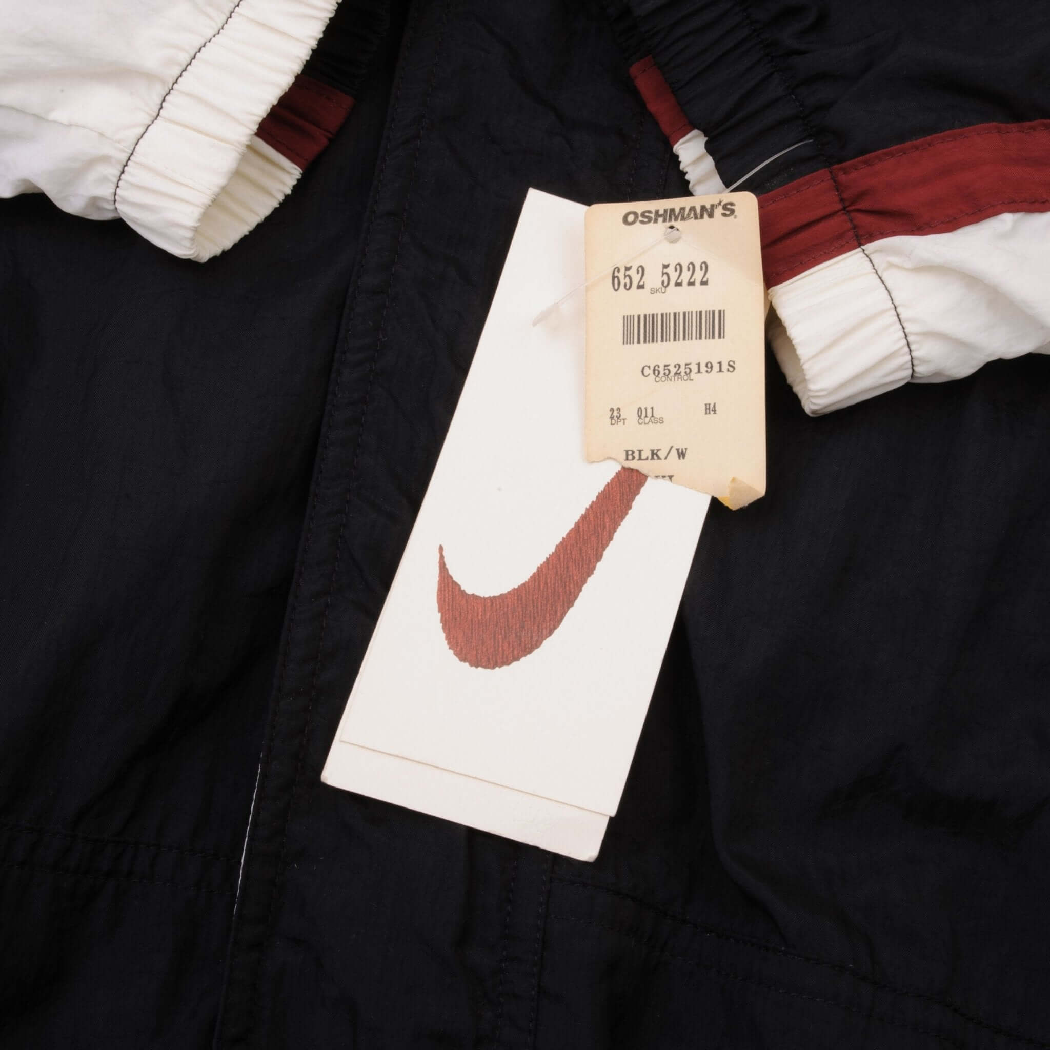 Vintage Nike Big Swoosh Windbreaker Jacket 1990s Size XL Deadstock with tags