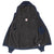 VINTAGE CARHARTT FULL ZIP NAVY SHERPA LINED HOODIE SWEATSHIRT 2000S MEDIUM