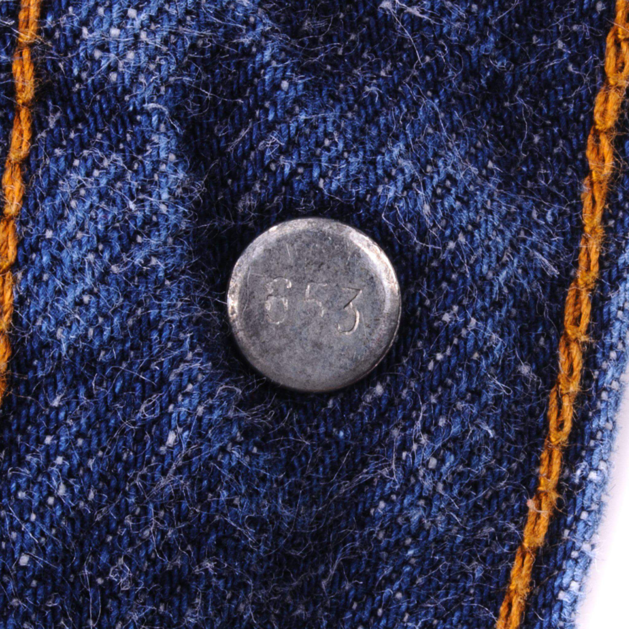 VINTAGE LEVIS 501 JEANS INDIGO 1985-1988 SIZE W34 L26 MADE IN USA